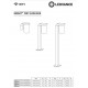 Aplica LED de exterior inteligenta 10W Ledvance Smart+ WiFi Cascade RGBW dimabila compatibila Alexa si Google Assistant IP44
