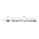 Corp de iluminat etans cu LED 60W XPROOF 1500mm IP65