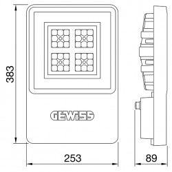 Proiector LED ANTIEX GEWISS Smart 4 ATEX 1M 64W lumina neutra IP66