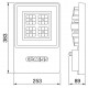 Proiector LED ANTIEX GEWISS Smart 4 ATEX 1M 64W lumina neutra IP66