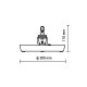 Lampa industriala LED Cip OSRAM 100W UFO 90 de grade Alb Rece
