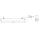 Corp Iluminat liniar cu LED 36W 1200mm SCHRACK SOLO lumina neutra