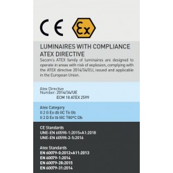 Proiector ANTIEX Secom Mini Campana LED ATEX10 10W zona 1/21 lumina rece IP66