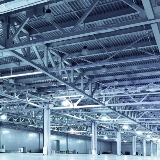 Lampa industriala LED Cip SAMSUNG driver Meanwell 100W 180lmW UFO 120 de grade Alb Rece