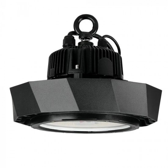 Lampa industriala LED Cip SAMSUNG driver Meanwell 100W 180lmW UFO 120 de grade Alb Rece