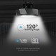 Lampa industriala LED Cip SAMSUNG driver Meanwell 100W 180lmW UFO 120 de grade Alb Rece