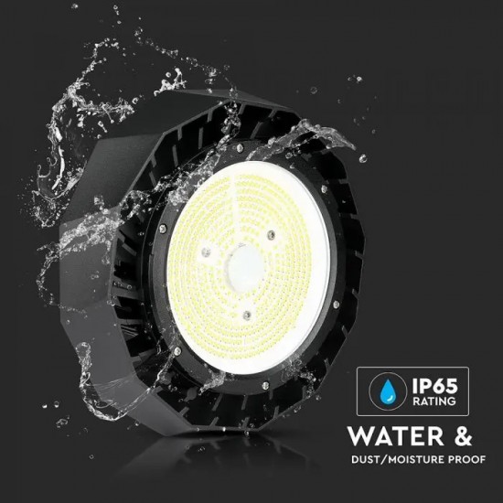 Lampa industriala LED Cip SAMSUNG driver Meanwell 100W 180lmW UFO 120 de grade Alb Rece