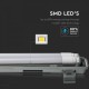 Corp Iluminat etans cu Tub LED 2X18W 120cm IP65
