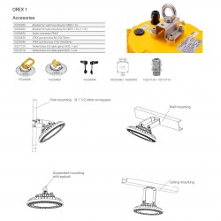 Suspensie ANTIEX Zalux OREX 1 LED 140W zona 1,21 lumina neutra IP66