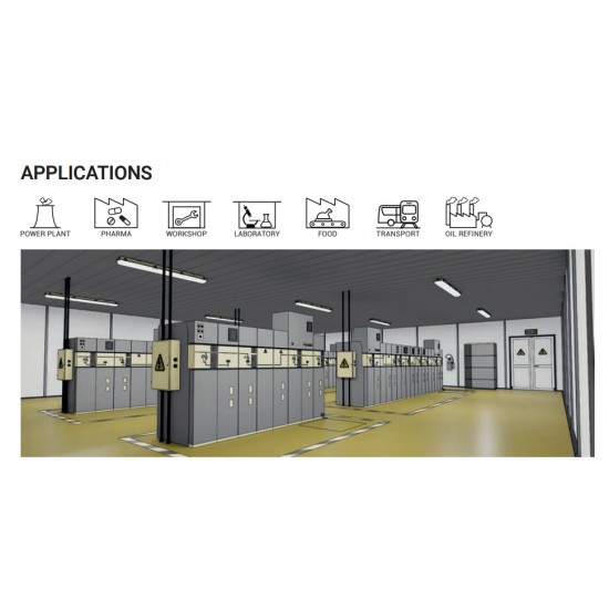Corp de iluminat cu LED ANTIEX ACQUEX Zalux 15W 600mm zona 2,22 lumina neutra IP66