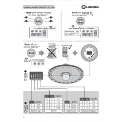 Telecomanda pentru control High Bay LEDVANCE Sensor 87W 147W 190W