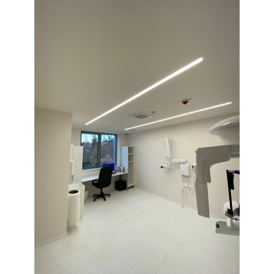 Corp de iluminat cu LED 29.4W interconectabil incastrat XTRACE 1140mm Corp Alb IP40