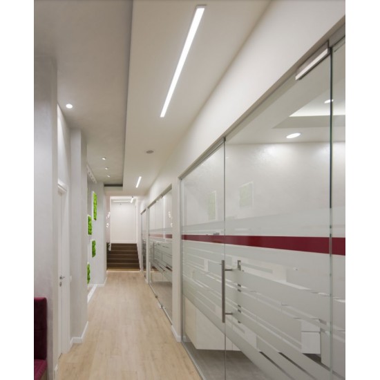 Corp de iluminat cu LED 29.4W interconectabil incastrat XTRACE 1140mm Corp Alb IP40