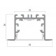 Corp de iluminat cu LED 29.4W interconectabil incastrat XTRACE 1140mm Corp Alb IP40
