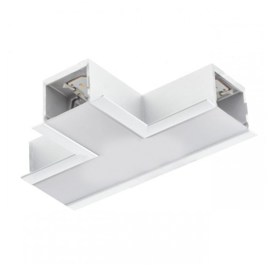 Element de conectare LED tip T interconectabil incastrat XTRACE corp alb IP40