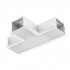 Element de conectare LED tip T interconectabil incastrat XTRACE corp alb IP40