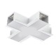 Element de conectare LED tip X interconectabil incastrat XTRACE corp alb IP40