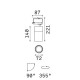 Proiector LED 21W pe sina QUICK corp aluminiu alb 30 grade CRI90 IP20