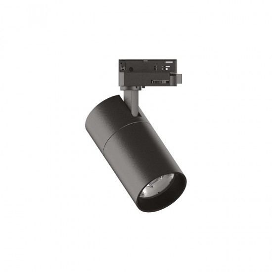 Proiector LED 15W pe sina QUICK corp aluminiu negru 30 grade CRI90 IP20