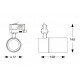 Proiector LED 15W pe sina QUICK corp aluminiu negru 30 grade CRI90 IP20