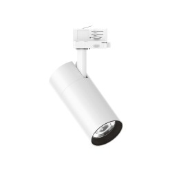 Proiector LED 28W pe sina QUICK corp aluminiu alb 30 grade CRI90 IP20