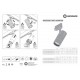 Proiector LED pe sina 25W LEDVANCE Spot Zoom dimabil unghi reglabil alb negru mat CRI97 IP20