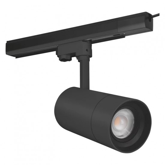 Proiector LED pe sina 25W LEDVANCE Spot Zoom dimabil unghi reglabil alb negru mat CRI97 IP20