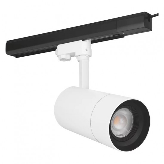 Proiector LED pe sina 25W LEDVANCE Spot Zoom dimabil unghi reglabil alb negru mat CRI97 IP20