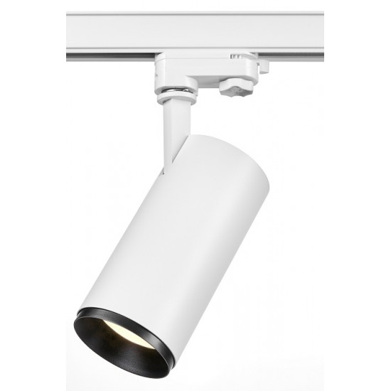 Proiector LED 25W pe sina MEVIA Schrack alb 36 grade CRI90 IP20