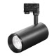 Proiector LED 40W pe sina MEVIA Schrack negru 36 grade CRI90 lumina calda IP20