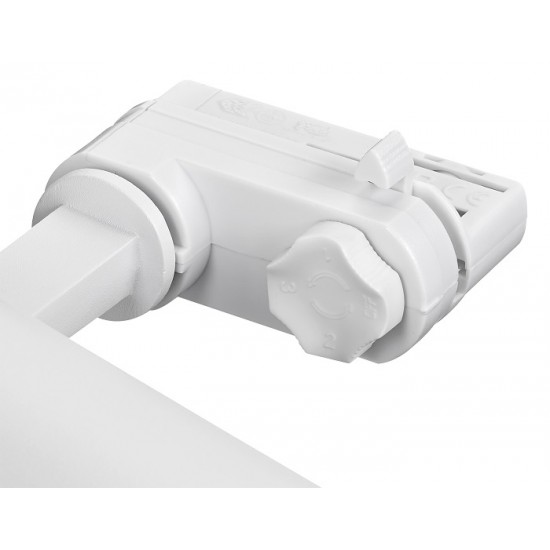 Proiector LED 40W pe sina MEVIA Schrack alb 36 grade CRI90 lumina calda IP20