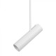Spot suspendat orientabil dulie GU10 tija reglabila 830-1170mm corp aluminiu alb IP20