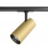 Proiector LED 7W pe sina XTILT pentru sina cu 1 circuit auriu mat UGR<19 IP40