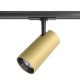 Proiector LED 7W pe sina XTILT pentru sina cu 1 circuit auriu mat UGR<19 IP40
