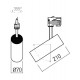 Proiector LED 20W pe sina XFOCUS 36 grade CRI90 UGR<13