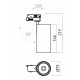 Proiector LED 30W pe sina XGAMMA Alb 38 grade UGR<19