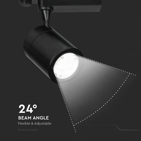 Proiector LED 35W pe sina Corp Negru Alb Rece