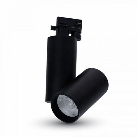 Proiector LED 30W pe sina Corp Negru Alb Rece