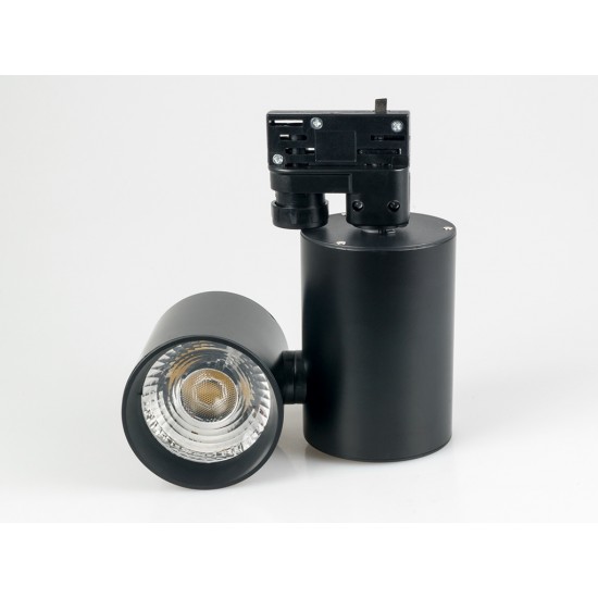 Proiector LED 15W pe sina Corp Negru Alb Rece