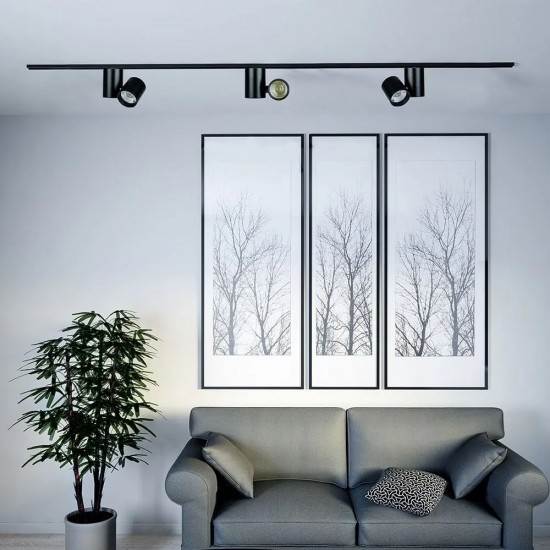 Proiector LED 15W pe sina Corp Negru Alb Rece