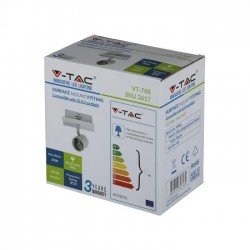 Corp iluminat LED 1 x GU10 aparent Alb