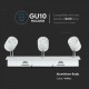 Corp iluminat LED 3 x GU10 aparent Alb