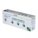 Corp iluminat LED 3 x GU10 aparent Alb