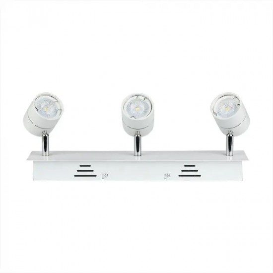 Corp iluminat LED 3 x GU10 aparent Alb