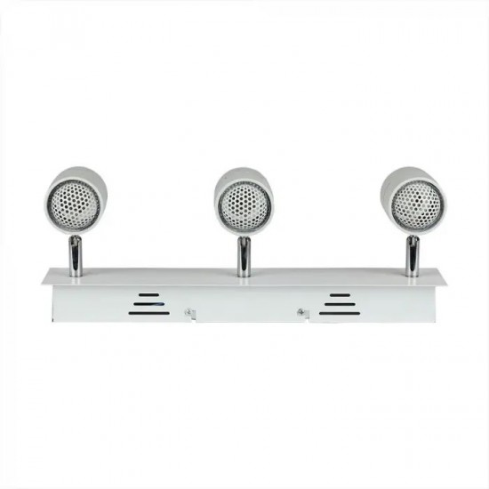 Corp iluminat LED 3 x GU10 aparent Alb
