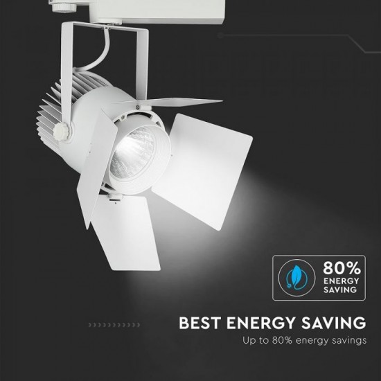 Proiector LED 33W pe sina Corp Alb Cip Samsung Alb rece