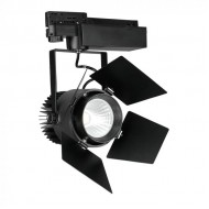 Proiector LED 33W pe sina Corp Negru Cip Samsung Alb Neutru
