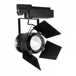 Proiector LED 33W pe sina Corp Negru Cip Samsung Alb Neutru