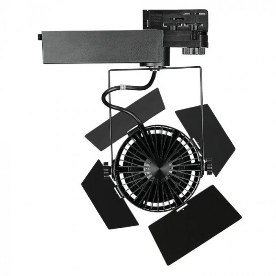 Proiector LED 33W pe sina Corp Negru Cip Samsung Alb Neutru