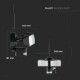 Proiector LED 18W Senzor WiFi si Camera Alb Rece Corp Negru